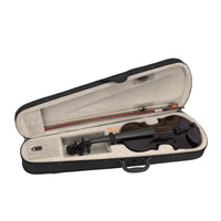 HKM-043027 Black Acoustic Violin with Full-Size Body and Smooth Finish