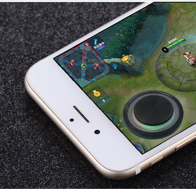 HKM-043091 Ultra-Thin Mobile Game Joystick Handle Q8 with Round Touch Screen Design for All Smartphones