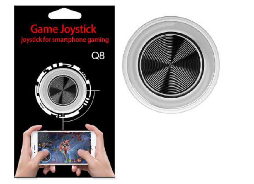 HKM-043091 Ultra-Thin Mobile Game Joystick Handle Q8 with Round Touch Screen Design for All Smartphones