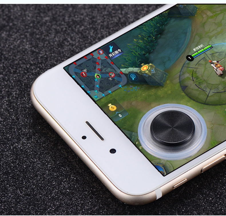HKM-043091 Ultra-Thin Mobile Game Joystick Handle Q8 with Round Touch Screen Design for All Smartphones