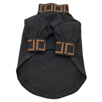 HKM-0431549 Trendy Casual Dog Clothing in Black and White - XS to 3XL Sizes Available