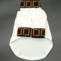 HKM-0431549 Trendy Casual Dog Clothing in Black and White - XS to 3XL Sizes Available
