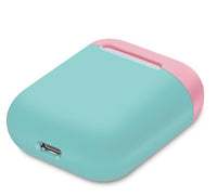 HKM-043155 Silicone Protective Cover for Bluetooth Headset Charging Case, Compatible with AirPods, Solid Color Design