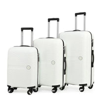 HKM-043155 Soft ABS Luggage Set with Trolley - 20, 24, 28 Inch Travel Suitcases