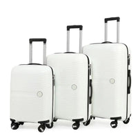 HKM-043155 Soft ABS Luggage Set with Trolley - 20, 24, 28 Inch Travel Suitcases