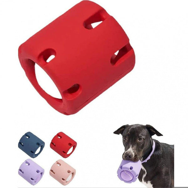HKM-0431805 Natural Rubber Dog Tennis Cup - Bite-Resistant Pet Toy in Multiple Colors