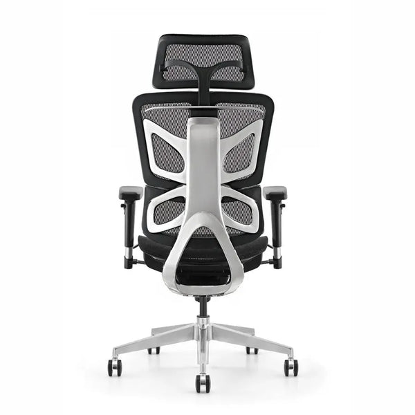 HKM-043219 Luxury Butterfly Design Aluminium Ergonomic Executive Office Mesh Swivel Chair