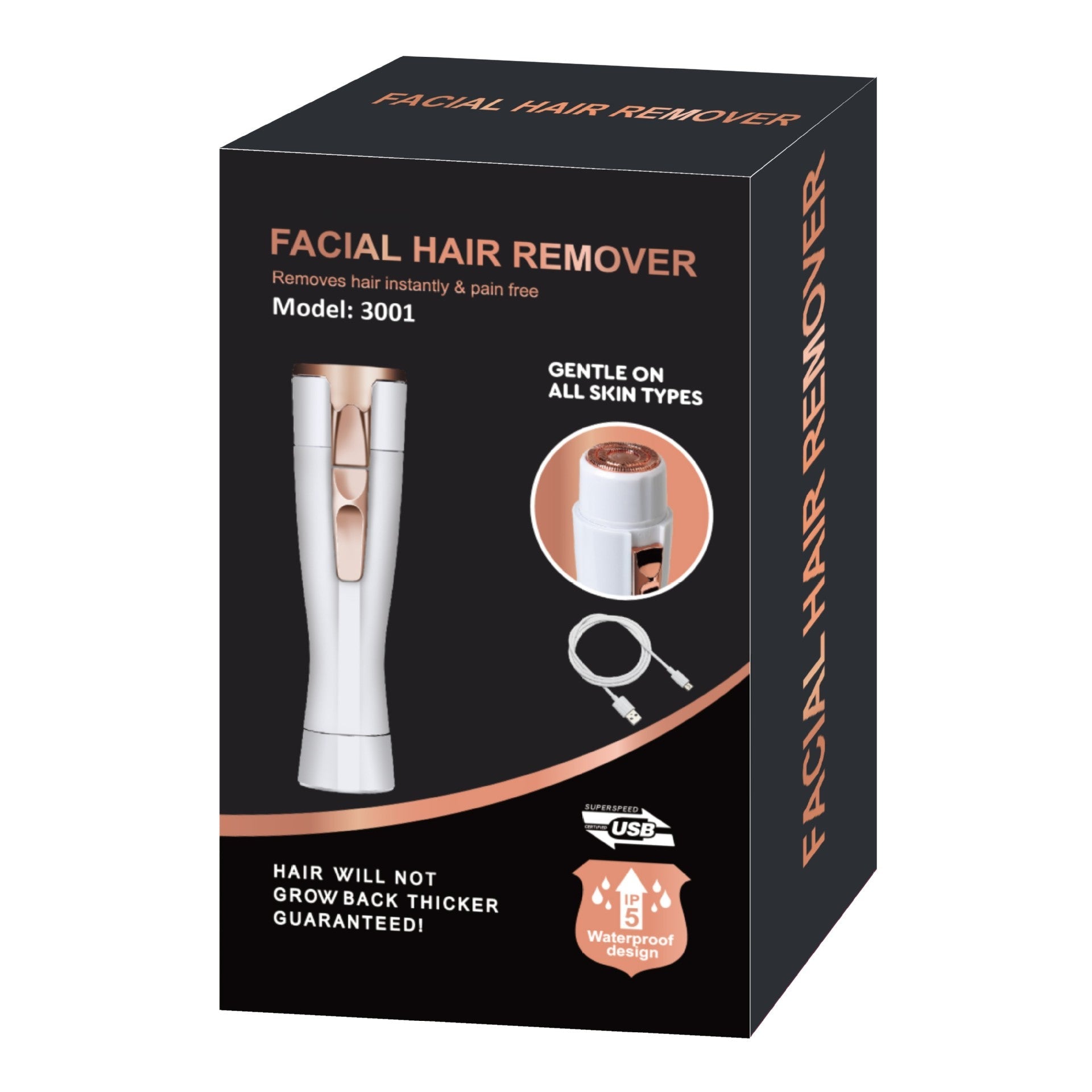 HKM-043283 Women's Electric Hair Shaver for Effortless Hair Removal and Smooth Skin