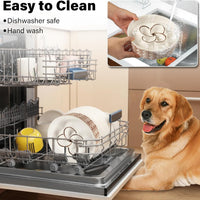 HKM-0432957 Ceramic Non-Slip Slow Feeder Bowl for Medium to Large Dogs