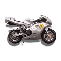 HKM-043347 50CC 2-Wheel Mini Scooter with 49CC Engine, Disc Brakes, and Chain Drive