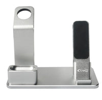 HKM-043475 Three-in-One Aluminum Charging Bracket for Apple Watch, Phone, and Headset - Non-Slip Design