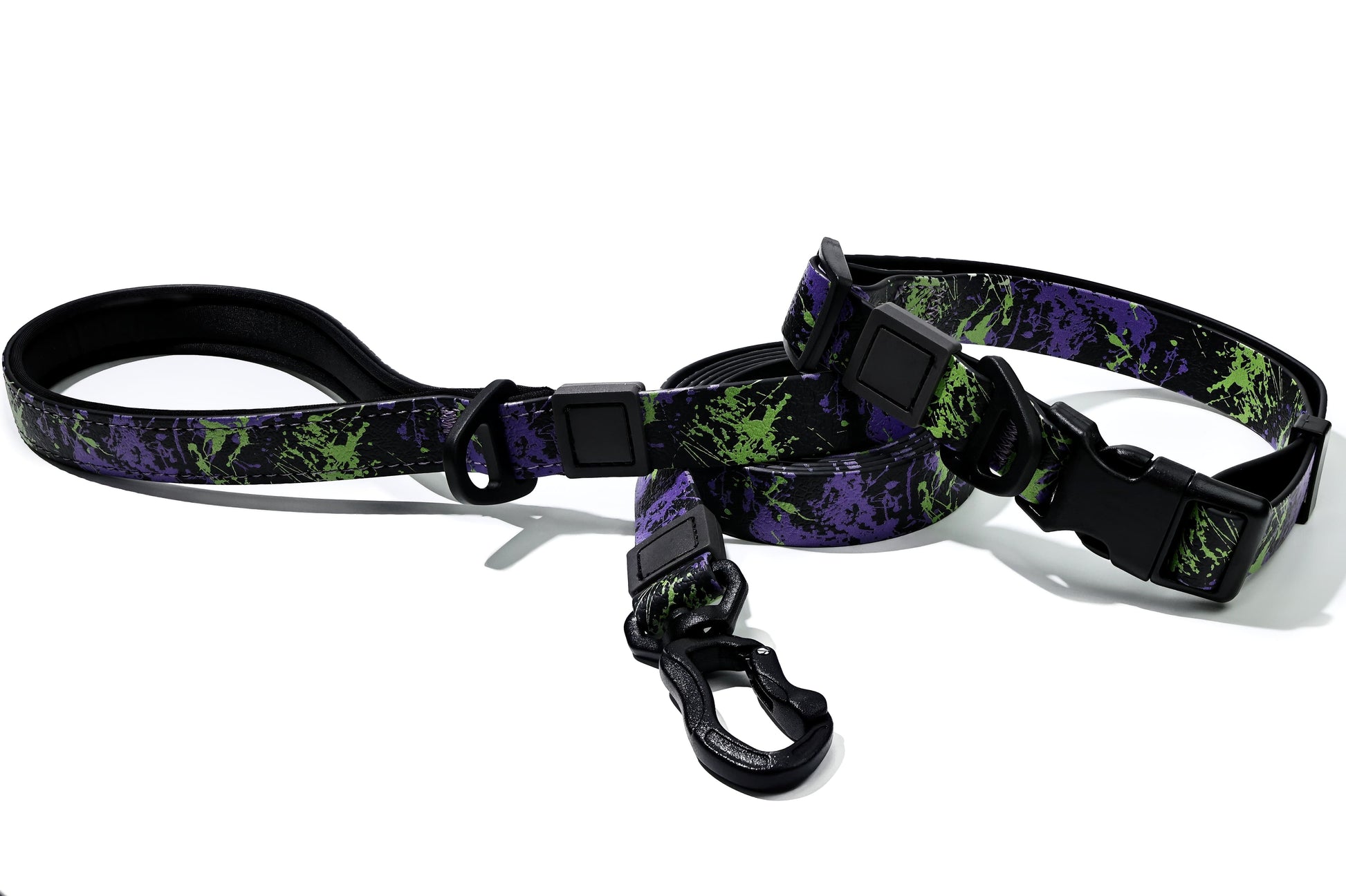 HKM-0436541 Camouflage Embossed Pet Leash Set with Durable Waterproof Material for Outdoor Activities