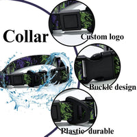 HKM-0436541 Camouflage Embossed Pet Leash Set with Durable Waterproof Material for Outdoor Activities