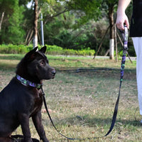 HKM-0436541 Camouflage Embossed Pet Leash Set with Durable Waterproof Material for Outdoor Activities