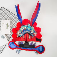 HKM-0437309 Cute Red Martial Arts Character Pet Dress ¨C Transformation Costume for Small and Large Pets