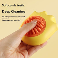 HKM-0438333 Cat and Dog Massage Bath Brush with Soft ABS Material in Three Colors