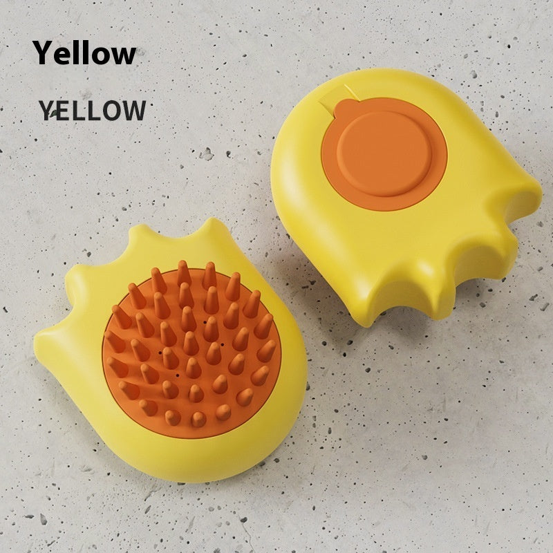 HKM-0438333 Cat and Dog Massage Bath Brush with Soft ABS Material in Three Colors