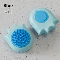 HKM-0438333 Cat and Dog Massage Bath Brush with Soft ABS Material in Three Colors