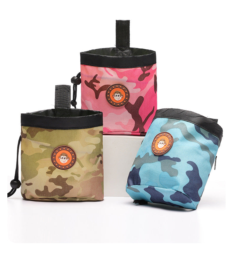 HKM-0438973 Durable Pet Training Bag with Large Capacity, Mesh Design, and Convenient Waist Attachment
