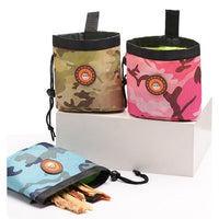 HKM-0438973 Durable Pet Training Bag with Large Capacity, Mesh Design, and Convenient Waist Attachment