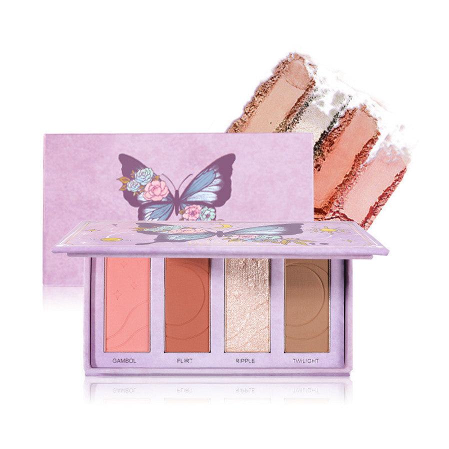 HKM-043987 Fantasy Forest Multicolor Blush and Highlighter Trimming Plate for All Skin Tones