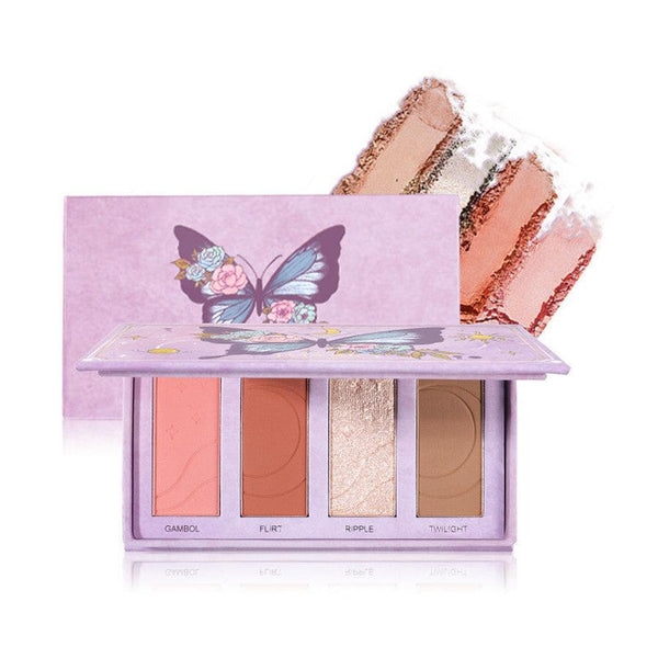 HKM-043987 Fantasy Forest Multicolor Blush and Highlighter Trimming Plate for All Skin Tones