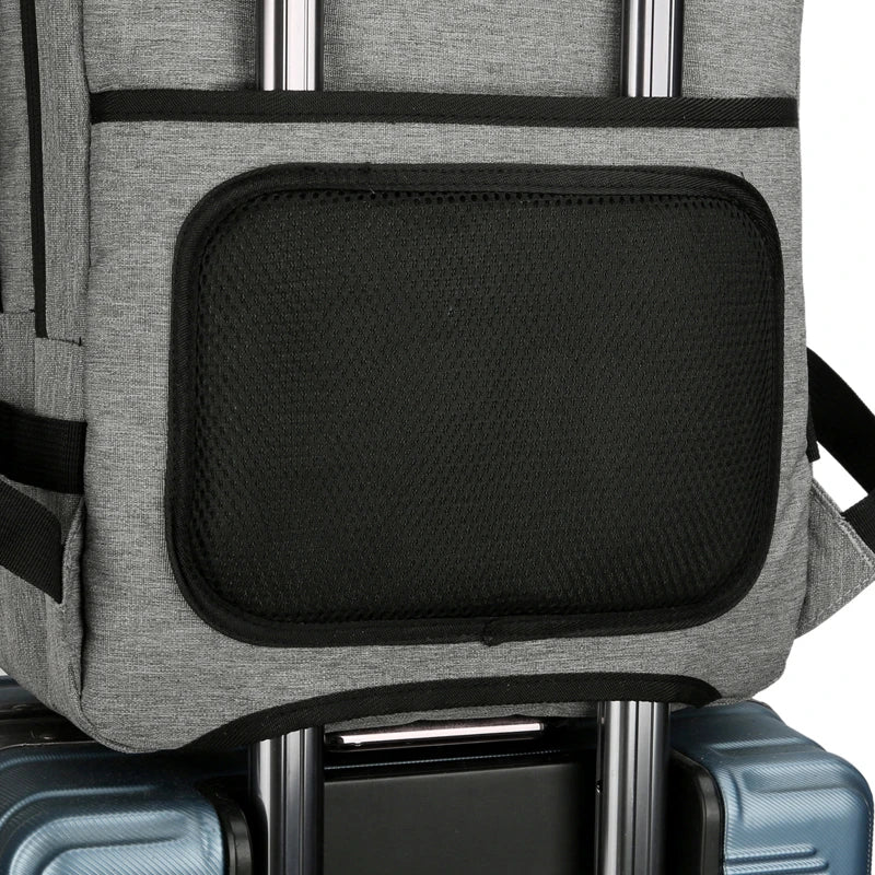 HKM-043987 Waterproof Laptop Backpack with USB Charging Port for Business and Outdoor Use