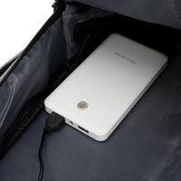 HKM-043987 Waterproof Laptop Backpack with USB Charging Port for Business and Outdoor Use
