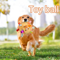 HKM-0439997 Interactive Dog Toy with Built-in Chimes and Squeaky Balls for Endless Fun