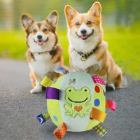 HKM-0439997 Interactive Dog Toy with Built-in Chimes and Squeaky Balls for Endless Fun