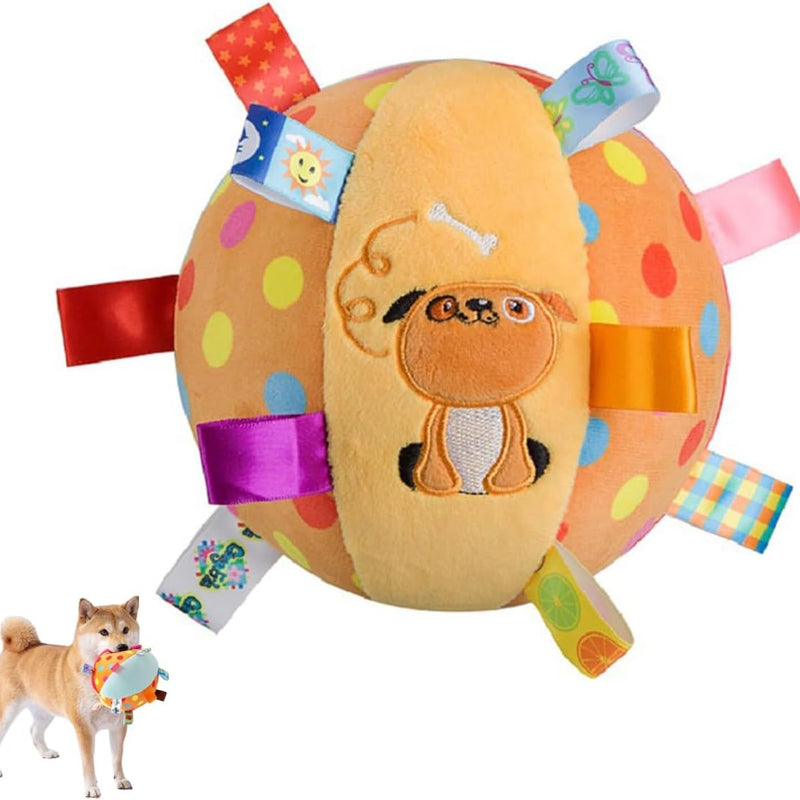 HKM-0439997 Interactive Dog Toy with Built-in Chimes and Squeaky Balls for Endless Fun