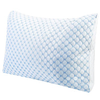 HKM-0441149 Cooling Memory Foam Pillow with Adjustable Fill and Double-Sided Cover Featuring Cooling Gel Infused Foam