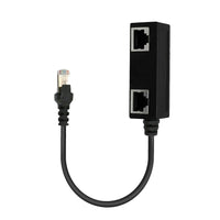 HKM-044115 RJ45 Ethernet Cable Splitter Adapter - 1 Male to 3 Female LAN Extension Cord