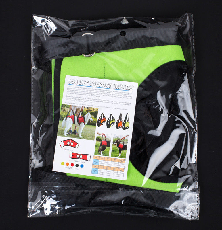 HKM-0441789 Elderly Dog Hind Leg Assist Belt - High-Grade Diving Material Support Belt in Multiple Colors