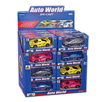HKM-044179 Pull Back Racing Diecast Toy Car Set - 24 Pcs Mini Alloy Vehicles in 4 Colors, 1:43 Scale Model for Ages 3+