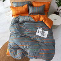 HKM-044243 Sunlight Qingcheng Four-Piece Brushed Bedding Set in Various Sizes