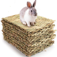 HKM-0442557 Durable 3-Pack Wooden Rabbit & Small Animal Mat Toy Bed for Guinea Pigs and Chinchillas