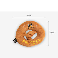 HKM-0444733 Cotton Bread Doughnut Pet Toy with Sniffing Sound for Dogs