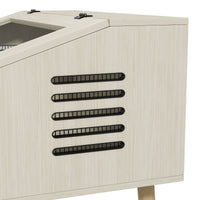 HKM-0446141 30 Gallon Reptile Tank with Openable Top, Air Vents, and Tempered Glass for Lizards, Frogs, and Small Pets