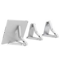 HKM-044627 Folding Triangle Stand for iPad, iPhone, and iPod - Universal Mobile Tablet Holder