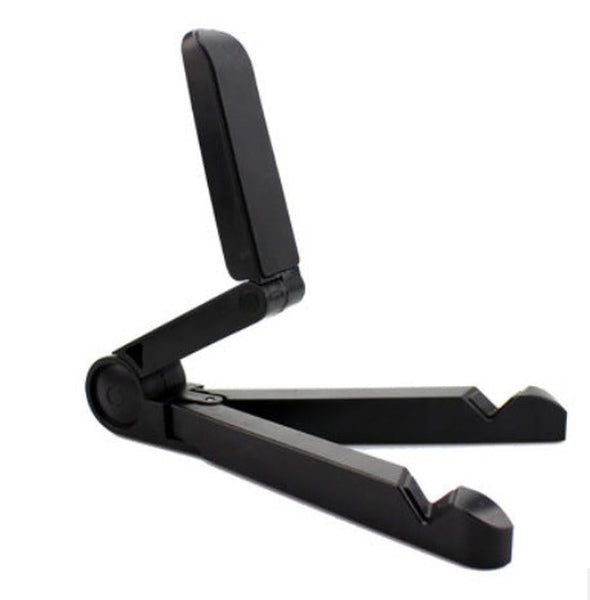 HKM-044627 Folding Triangle Stand for iPad, iPhone, and iPod - Universal Mobile Tablet Holder