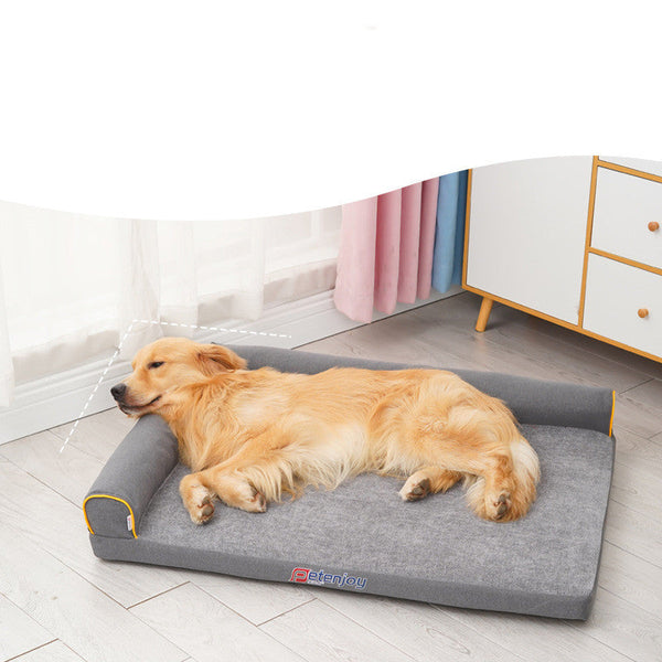 HKM-0446525 Chenille Dog Bed Sleeping Pad - Removable and Washable Pet Nest, Available in Multiple Sizes