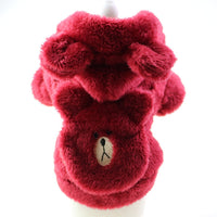 HKM-0447037 Plush Embroidered Two-Legged Sweater for Dogs - Double-Sided Arctic Velvet, Available in Various Colors