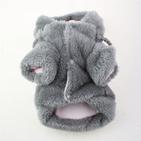 HKM-0447037 Plush Embroidered Two-Legged Sweater for Dogs - Double-Sided Arctic Velvet, Available in Various Colors