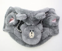 HKM-0447037 Plush Embroidered Two-Legged Sweater for Dogs - Double-Sided Arctic Velvet, Available in Various Colors