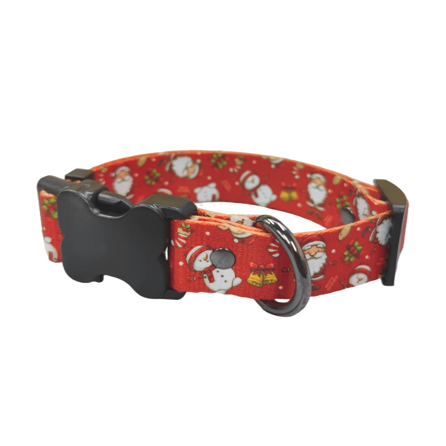 HKM-0447549 Christmas Themed Dog Leash and Harness Set in Red and Green