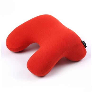 HKM-044755 Children's Memory Foam Neck Pillow - Soft Cotton, 28x25.5cm, Available in Multiple Colors