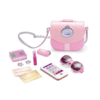 HKM-044755 Electric Princess Makeup Playset for Girls with Cosmetics Bag - Ages 2 to 7