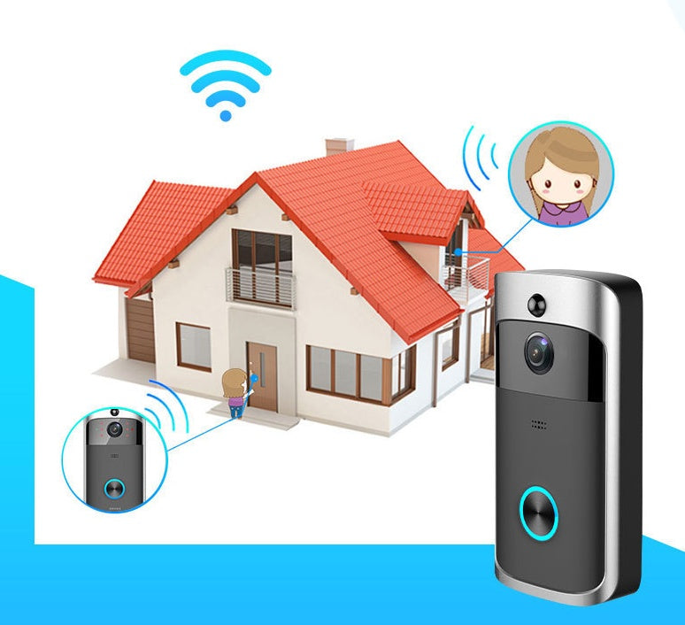 HKM-044755 Wireless Video Doorbell Camera with Night Vision and Two-Way Audio