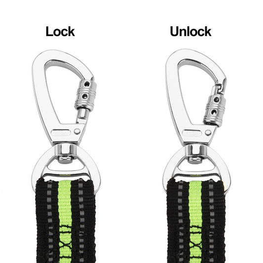 HKM-0448061 Adjustable Reflective Nylon Pet Double-Headed Leash for Two Dogs - Orange, Blue, Green